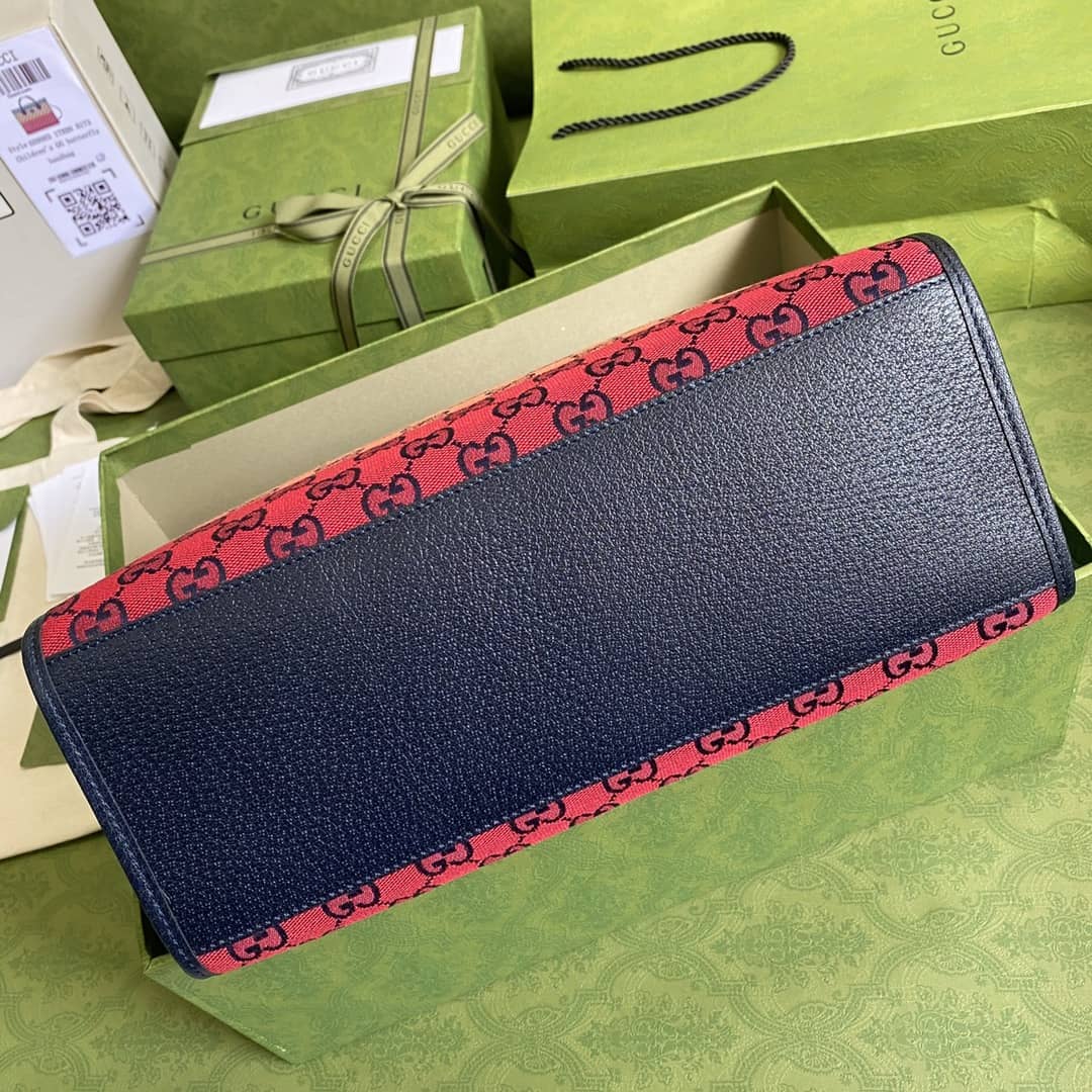 Gucci Les Pommes Small GG 2Way Tote Replica 659983 - DEEPREPS