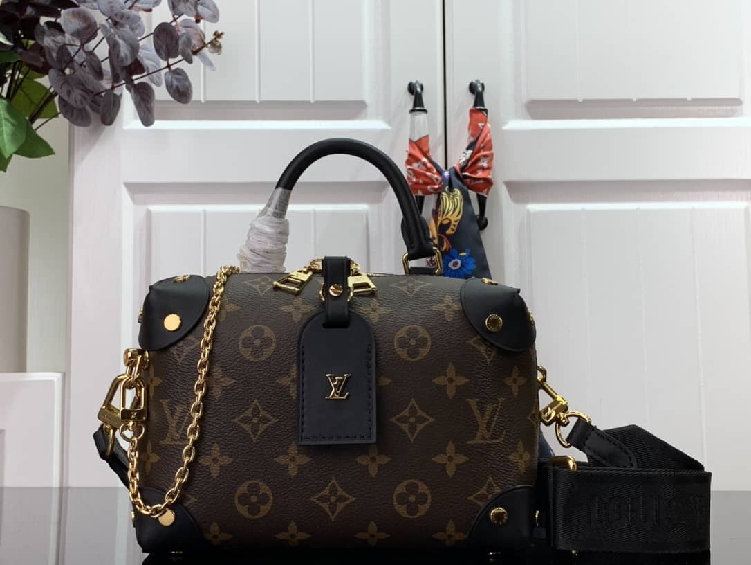 Louis Vuitton Petite Malle Souple Monogram Bag Replica M45571 - DEEPREPS