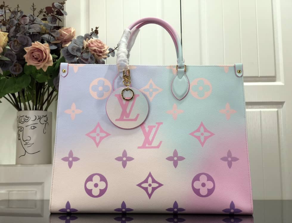 Louis Vuitton Onthego GM Sunrise Pastel M46076 Replica Tote - DEEPREPS