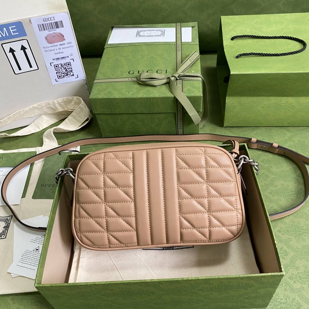 Gucci Marmont Dupe GG Small Matelassé Shoulder Bag Replica 447632 - DEEPREPS