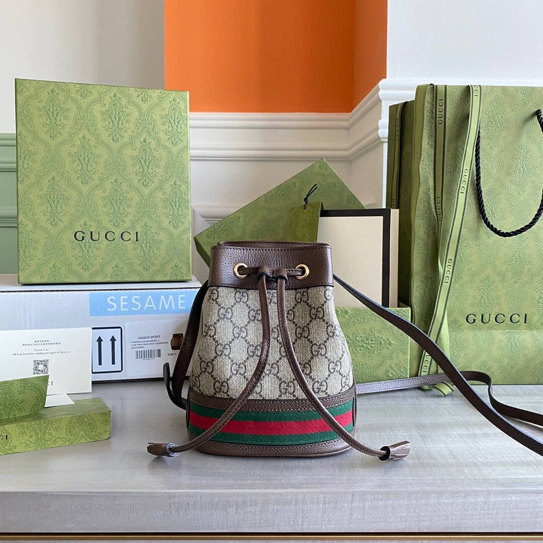 Gucci Ophidia GG Mini Bucket Bag Replica 550620 - DEEPREPS