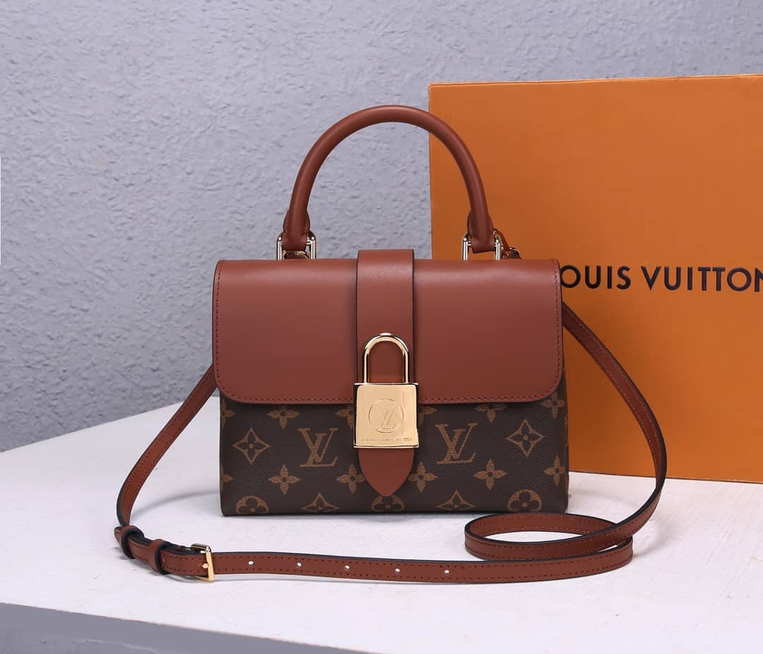 Louis Vuitton Locky BB 2way Replica Shoulder Bag Brown M44141 - DEEPREPS