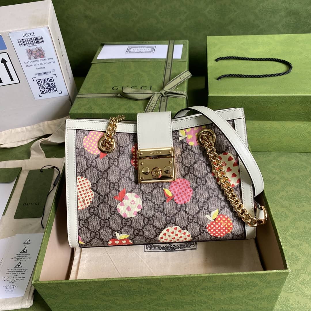 Gucci Padlock Small Berry Tote Replica 498156 - DEEPREPS