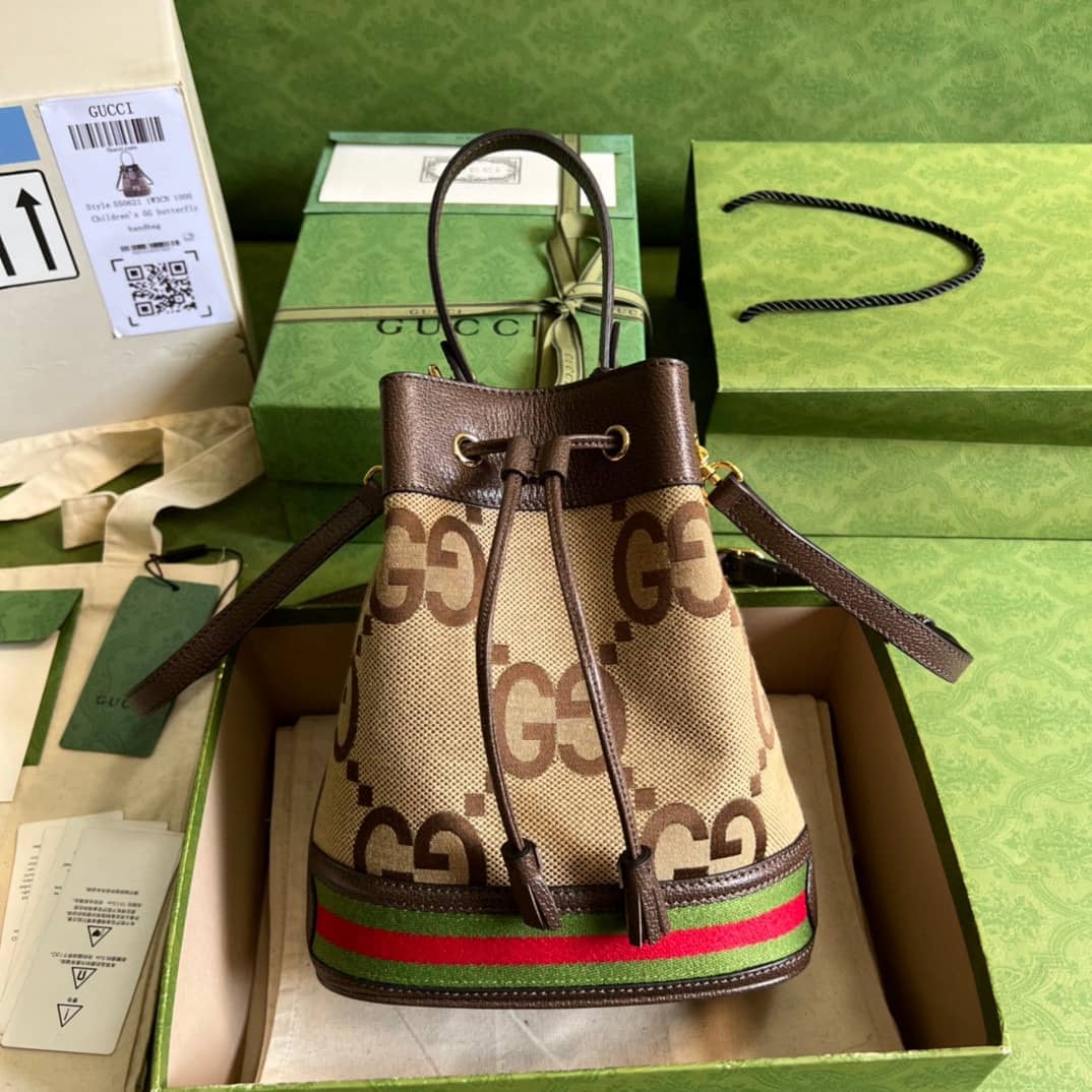 Gucci Ophidia Small GG Supreme 550621 Replica Bucket Bag - DEEPREPS