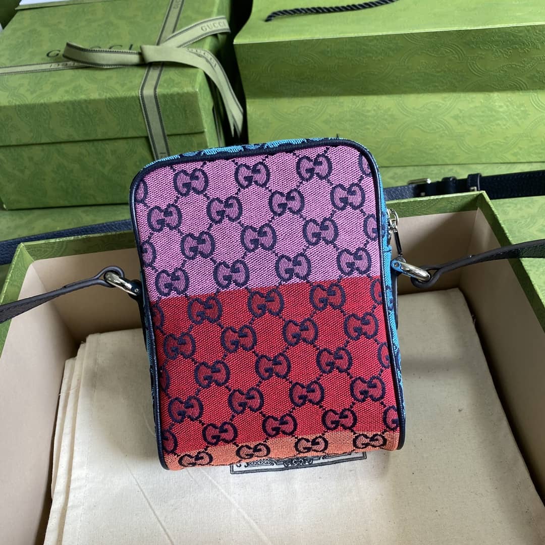 Gucci Marmont Dupe Multicolor Messenger Bag Replica 658659 - DEEPREPS