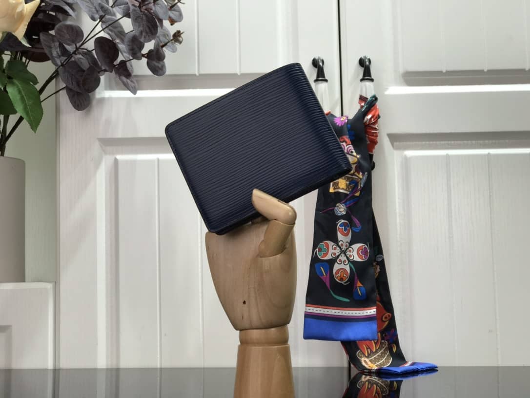 Louis Vuitton Epi Damier Graphite Multiple Replica Wallet Blue M69538 - DEEPREPS