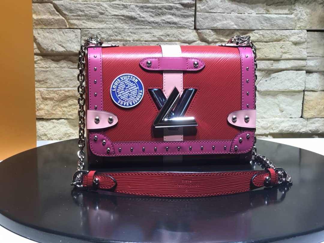 Louis Vuitton Twist MM Bag Red M50296 Replica - DEEPREPS