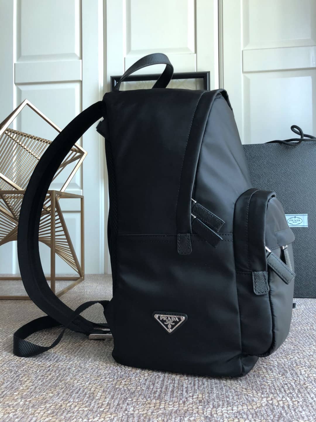 Prada Backpack Dupe Nylon Leather Replica - DEEPREPS