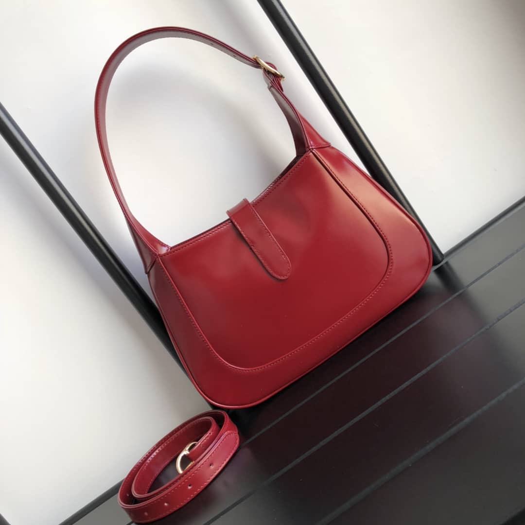 Gucci GG Jackie 1961 Small Hobo Shoulder Bag Replica Red 636709 - DEEPREPS