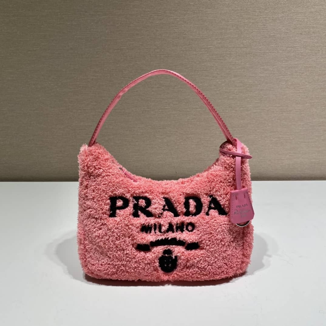 Prada Satin Re-Edition 2000 Crystal Mini Hobo - DEEPREPS