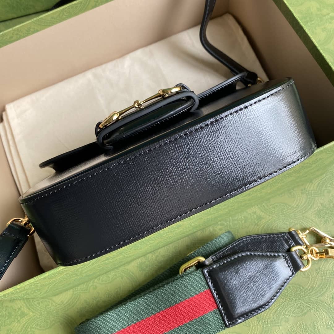 Gucci 1955 Horsebit Supreme GG Canvas Mini Shoulder Bag Replica 658574 - DEEPREPS