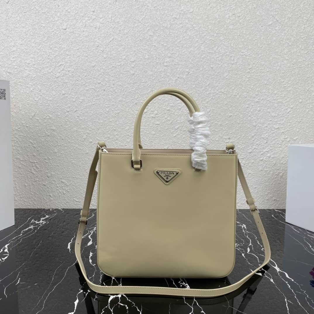 Prada Raffia Tote Dupe Womens Brushed Leather Replica Tote - DEEPREPS