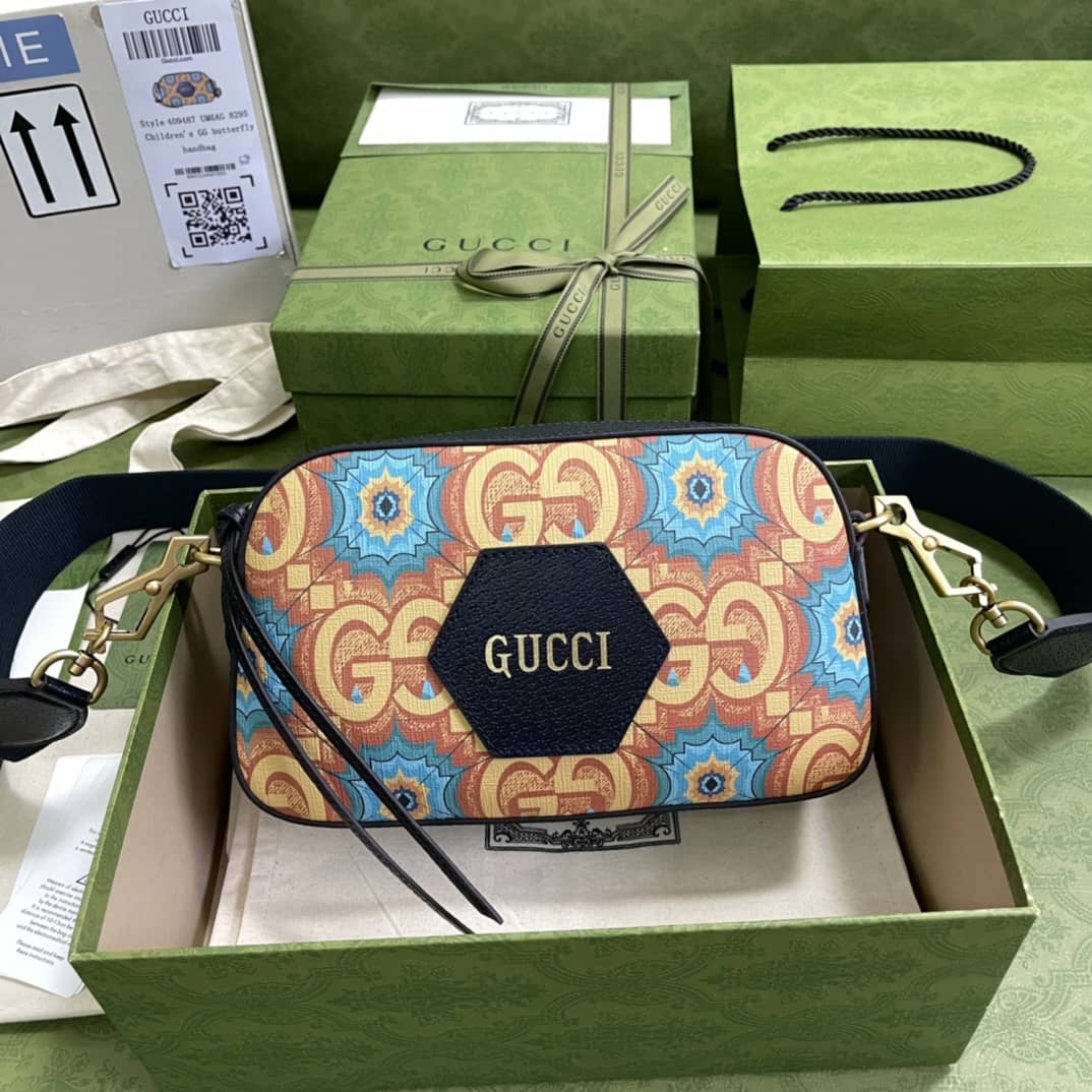 Gucci Vintage Neo Supreme GG Messenger Bag Replica 476466 - DEEPREPS