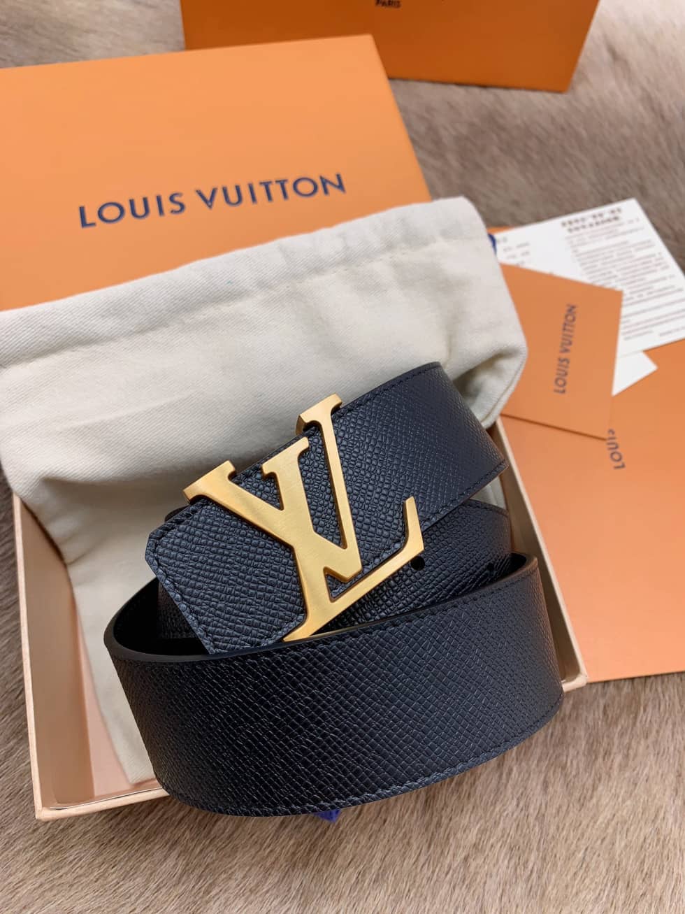 Replica Louis Vuitton Buckle Belt 40mm - DEEPREPS
