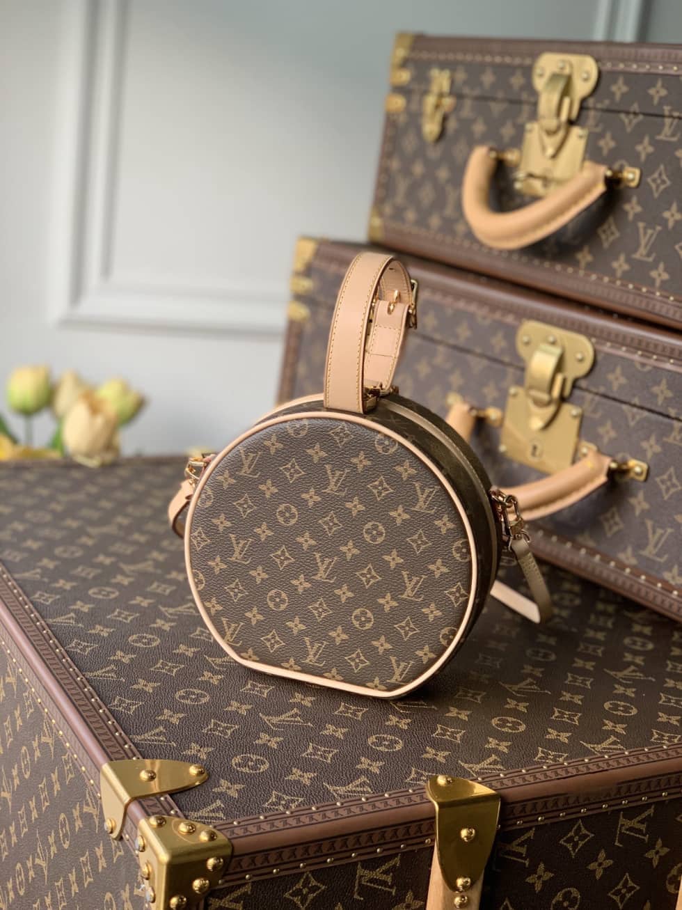 Louis Vuitton Monogram Petite Boite Chapeau PM M43514 Replica Crossbody Bag - DEEPREPS