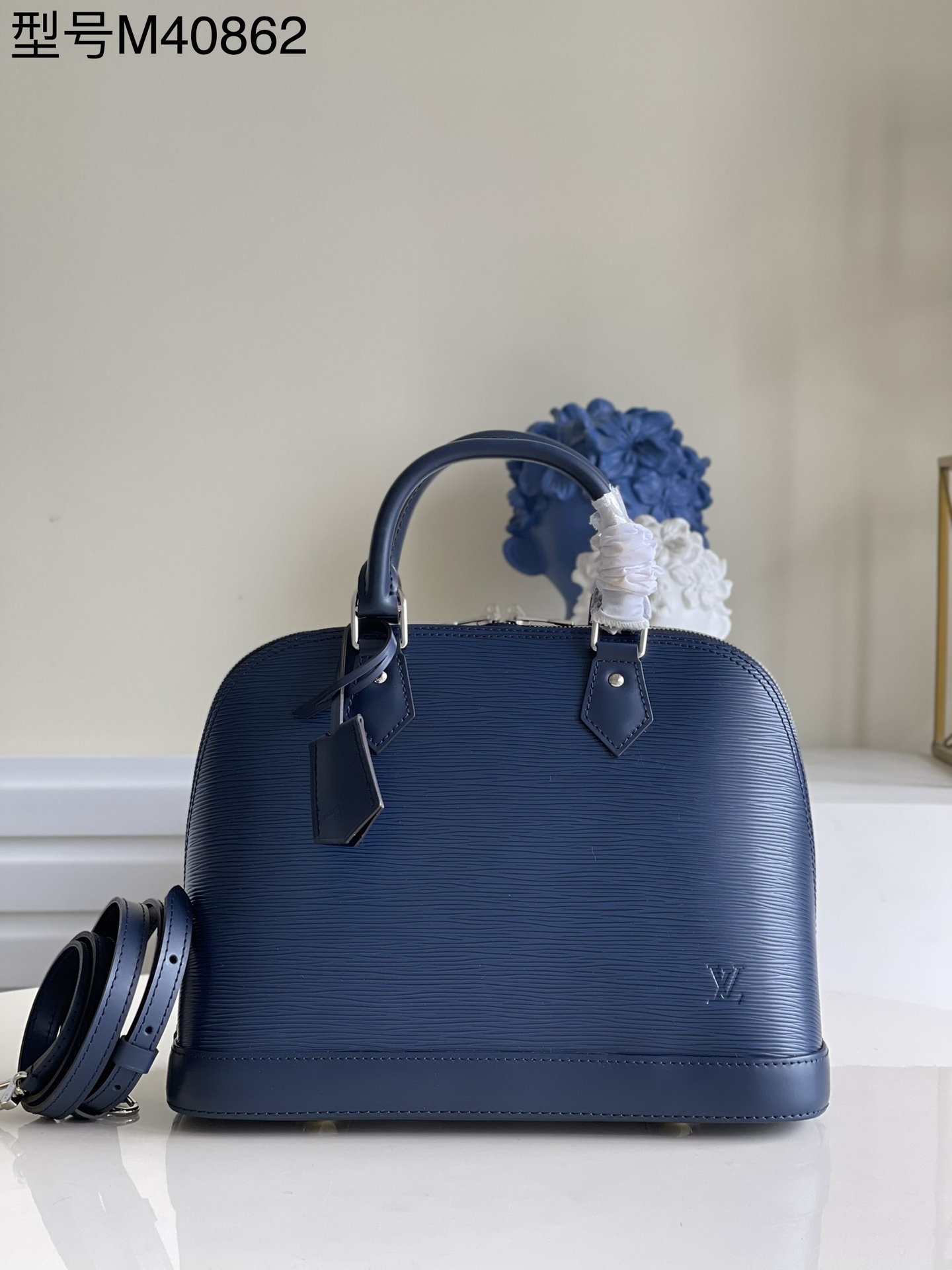 Top original M40862 Blue ALMA small handbag - DEEPREPS