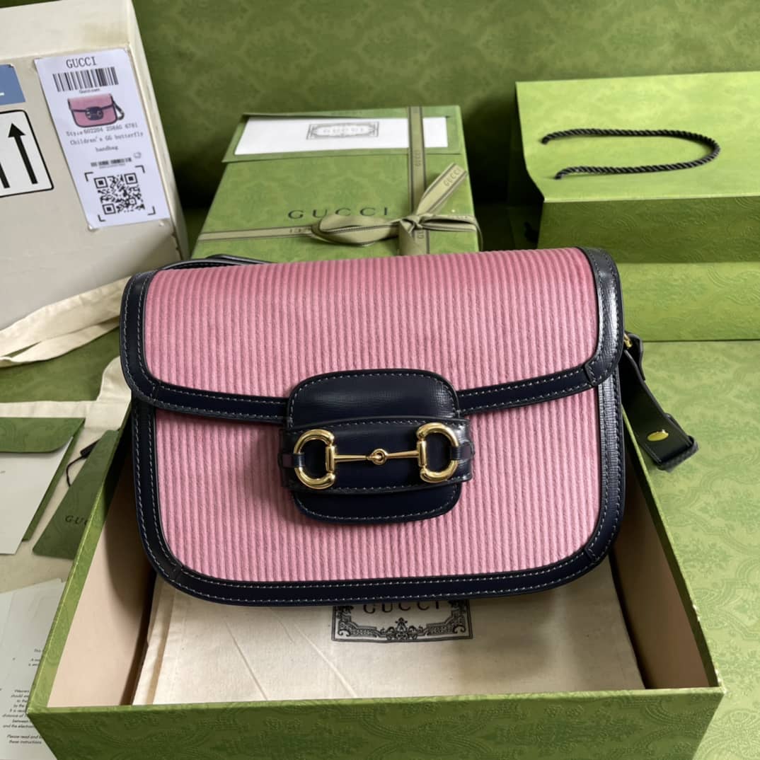 Gucci 1955 Horsebit Supreme Shoulder Bag Replica 602204 - DEEPREPS