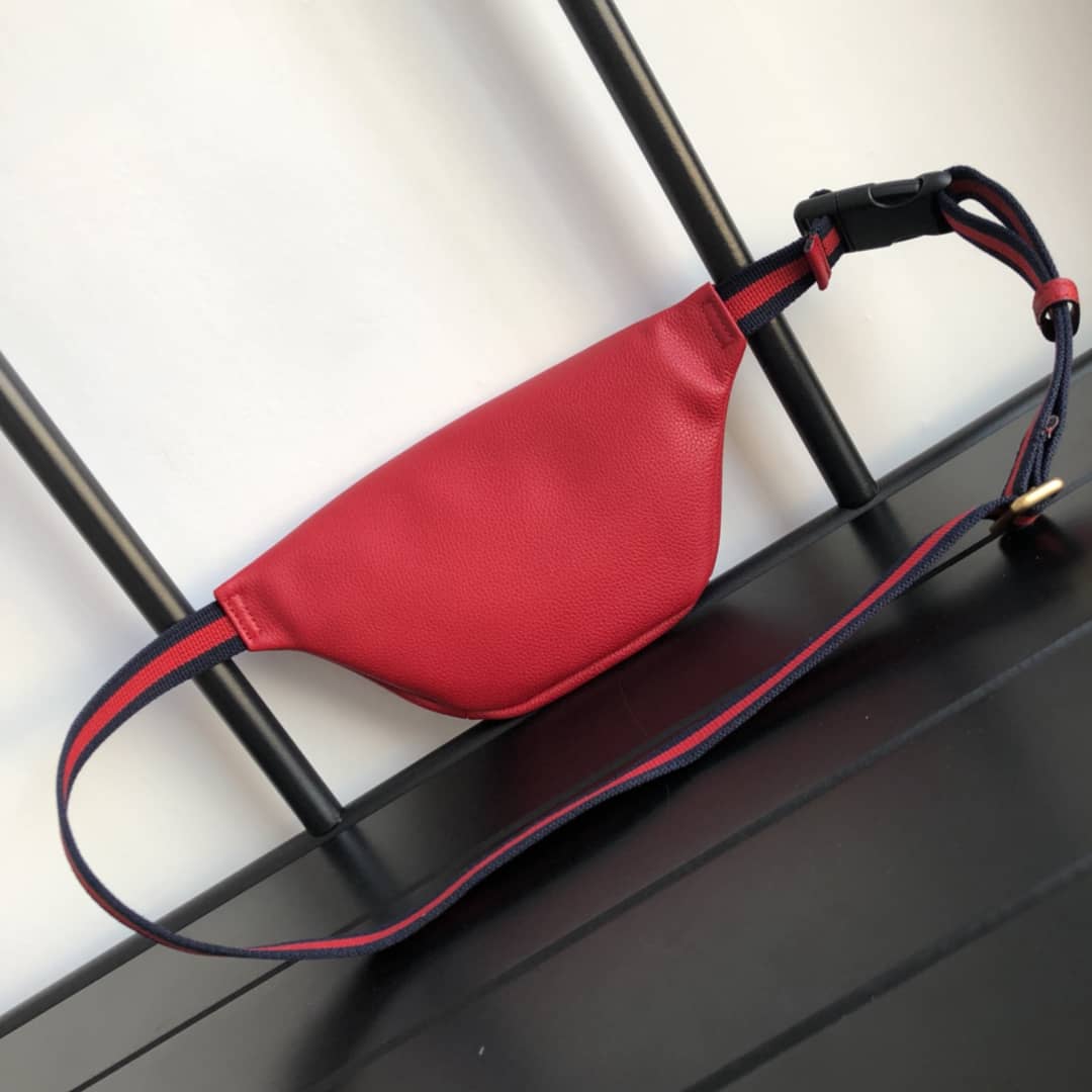 Gucci Print Small Waist Body Belt Bag Replica Red 527792 - DEEPREPS