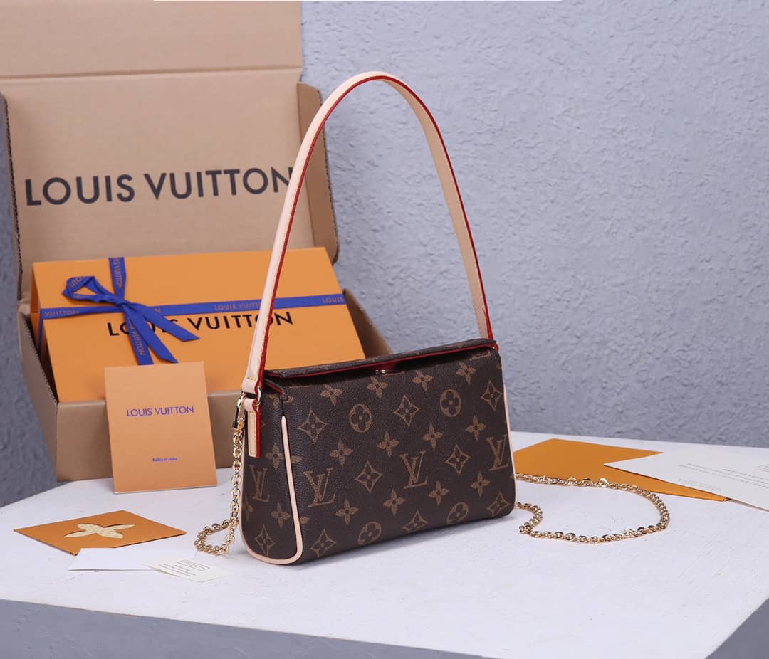Louis Vuitton Monogram Recital Leather Shoulder Bag Replica M51900 - DEEPREPS
