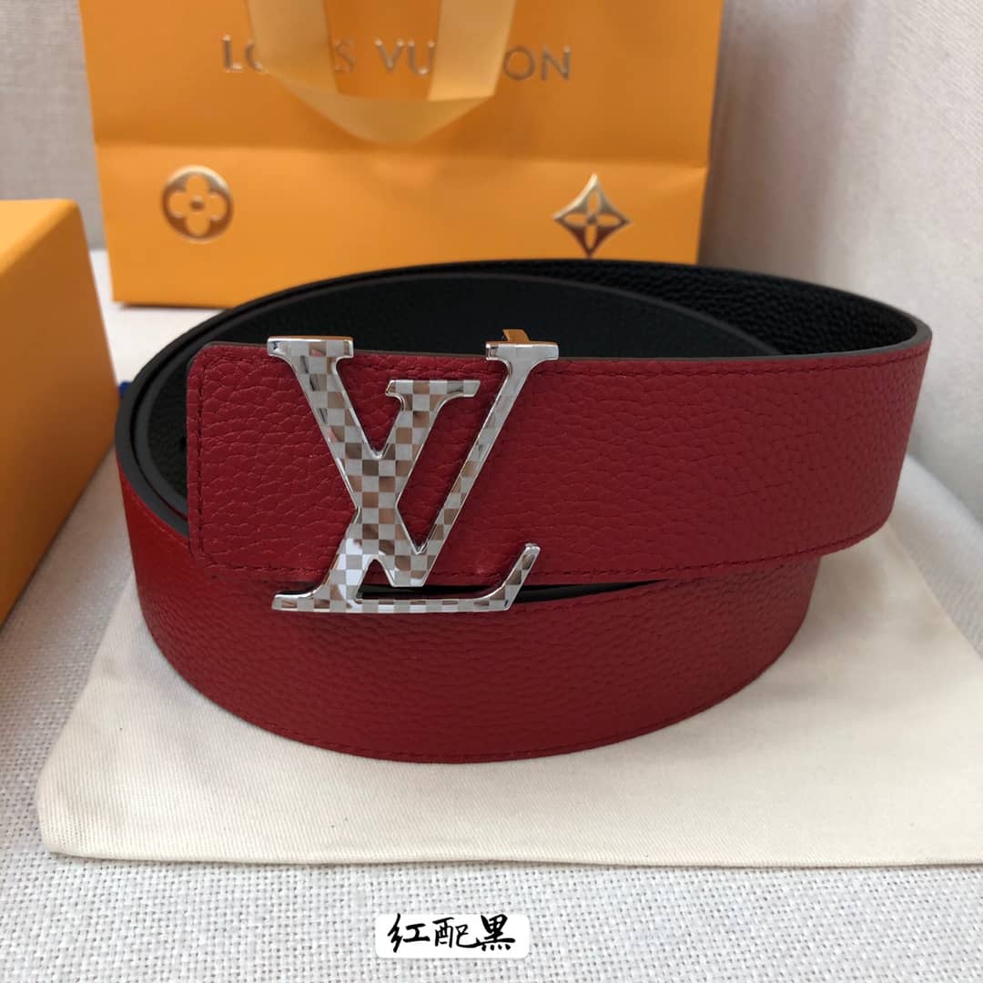 Fake Louis Vuitton Logo Belt 40mm - DEEPREPS
