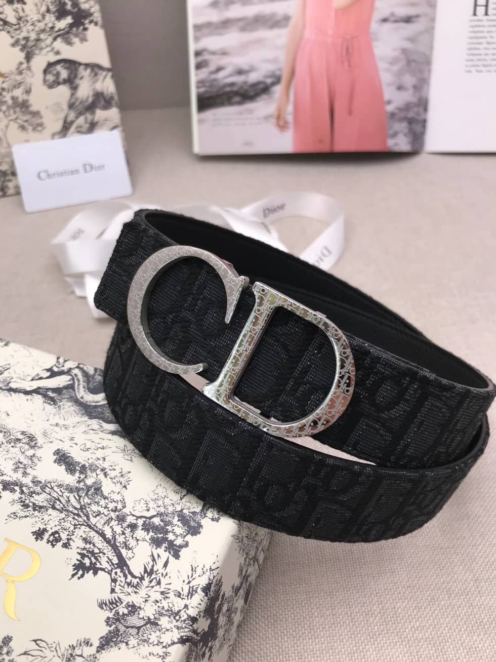 7 Star Dior Leather Belt 35mm - DEEPREPS