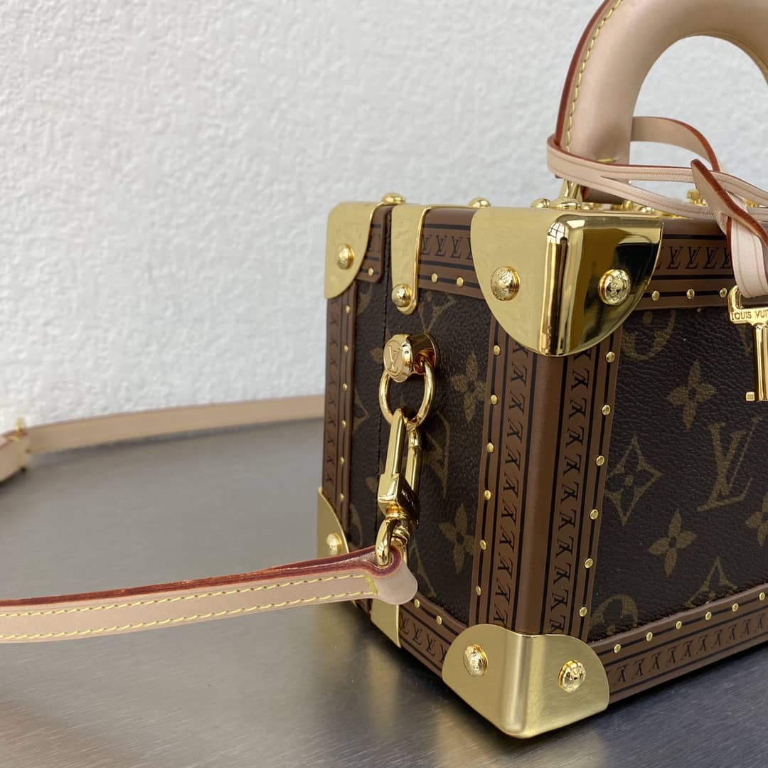 Louis Vuitton Monogram Canvas Cruise Trunk Box Replica 40672M - DEEPREPS