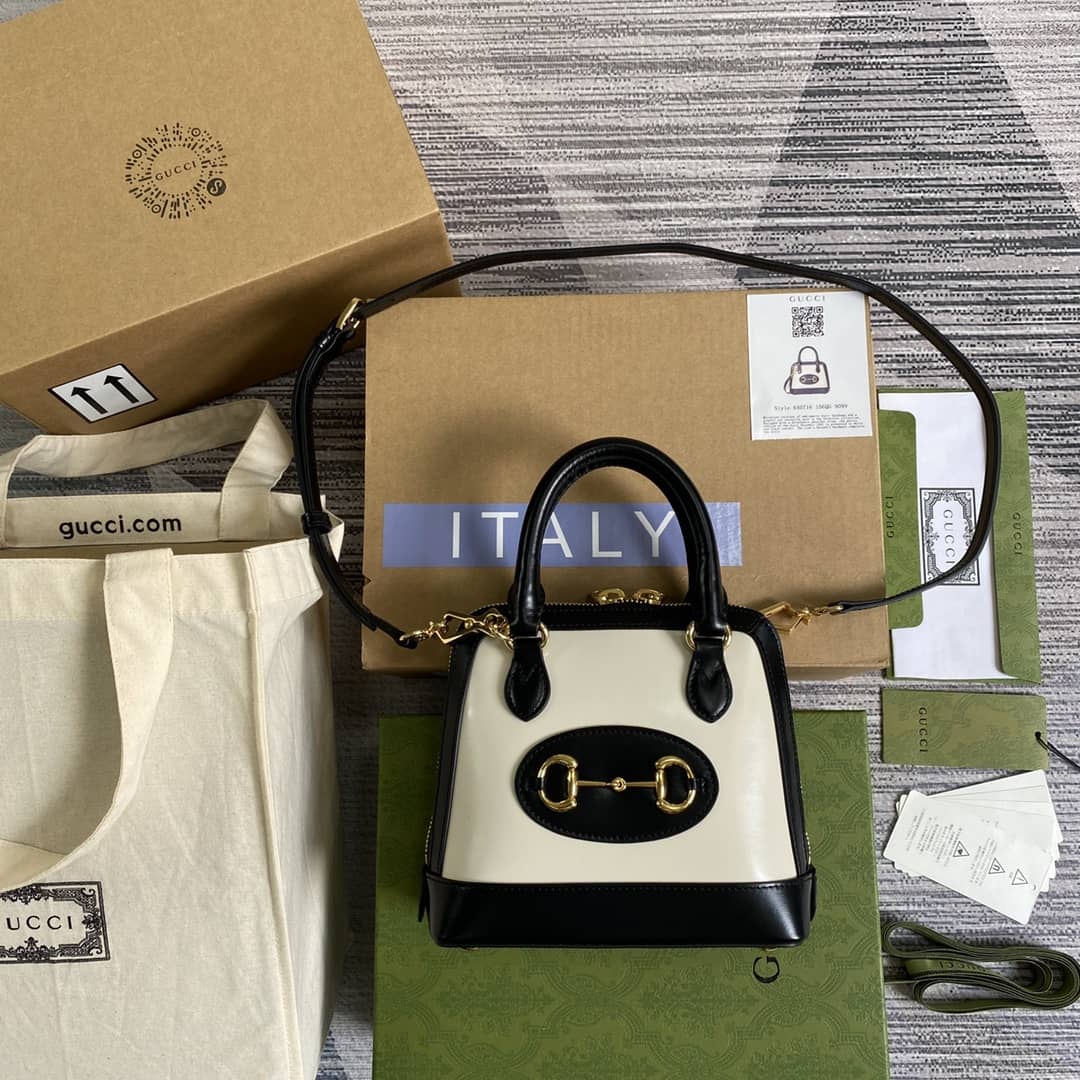 Gucci 1955 Horsebit GG Mini Top Handle Bag Replica 640716 - DEEPREPS