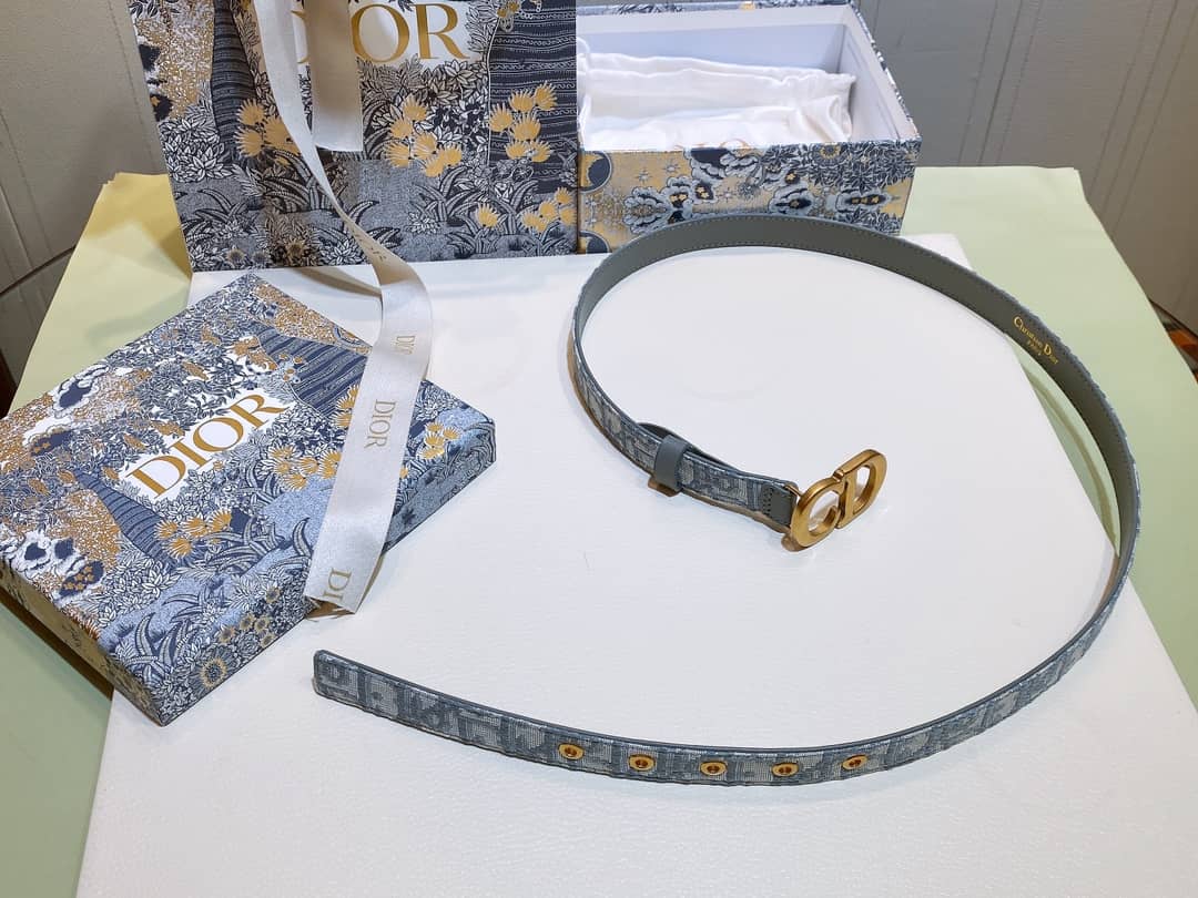7 Star Dior Leather Belt 20mm For Lady - DEEPREPS