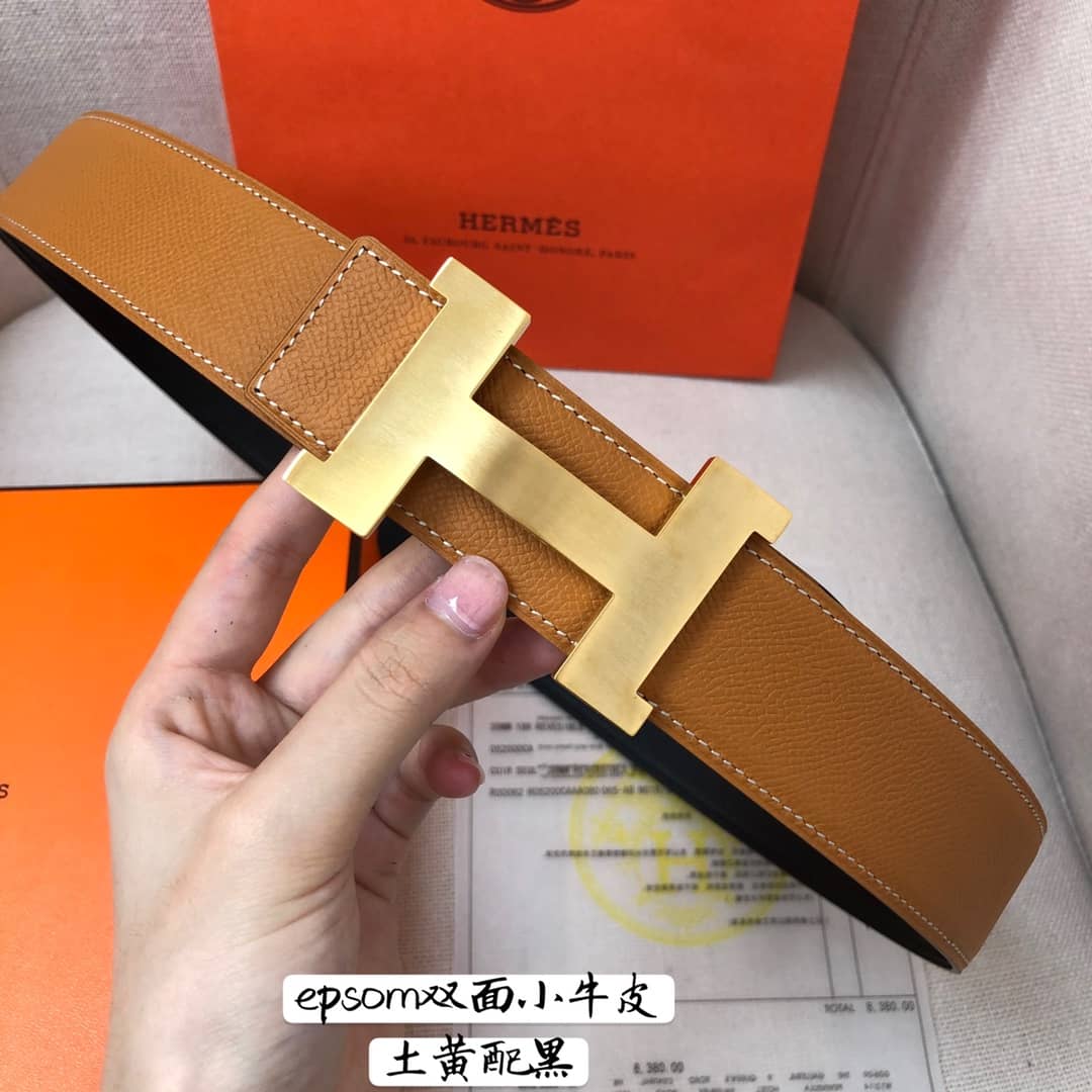 Fake Hermes Logo Belt 38mm - DEEPREPS