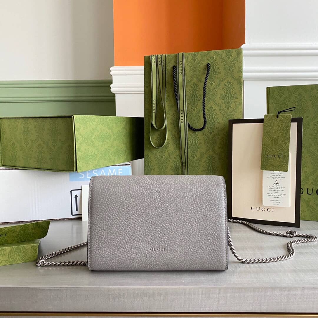 Gucci Dionysus Chain Wallet Shoulder Bag Replica Gray 401231 - DEEPREPS