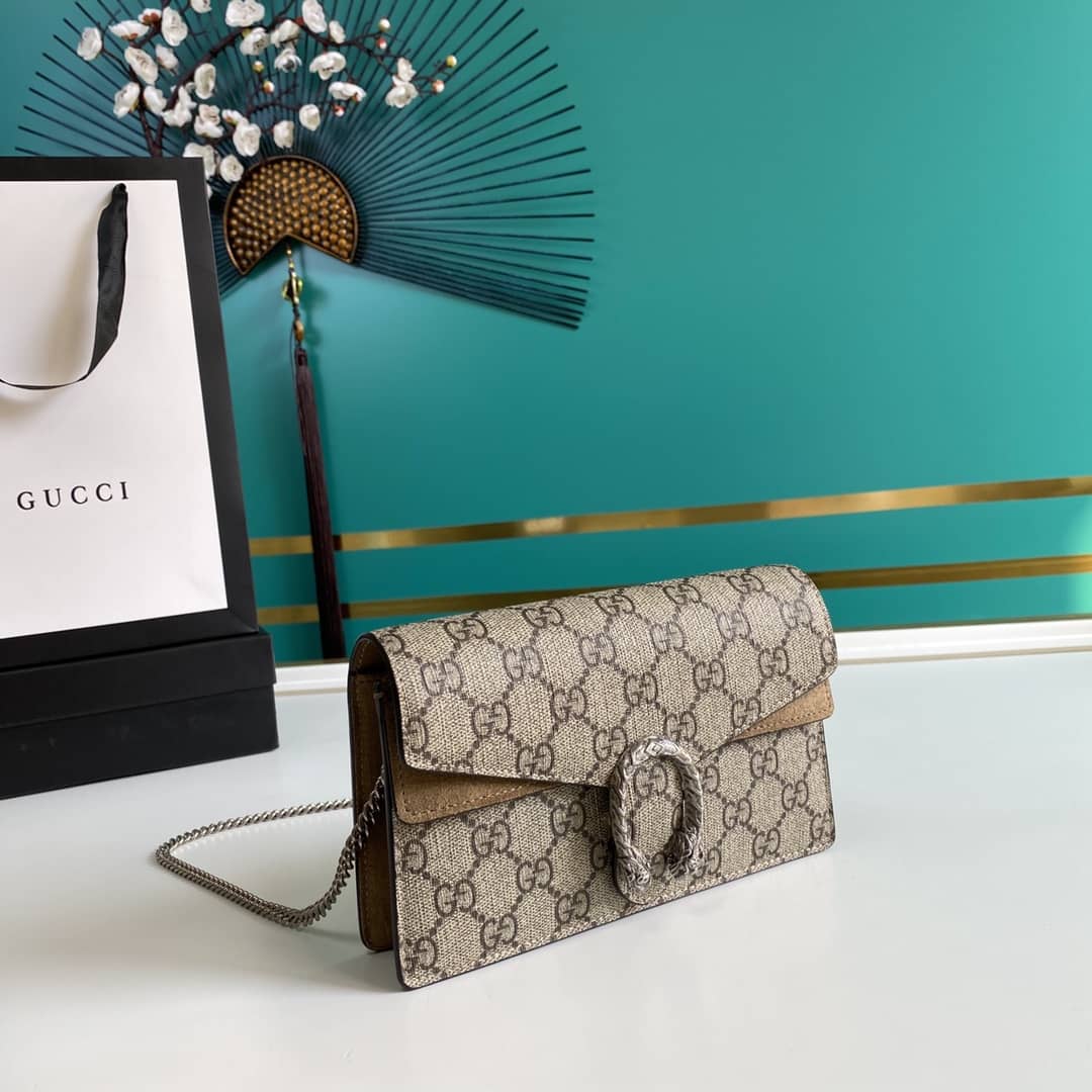 Gucci Dionysus GG Tweed Super Small Crossbody Bag Replica 476430 - DEEPREPS