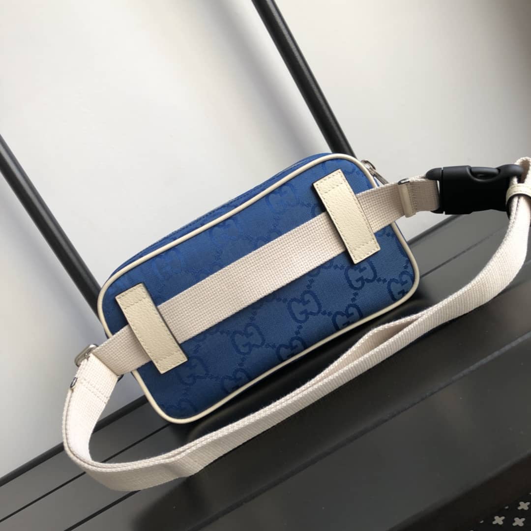 Gucci Off The Grid GG Belt Bag Replica Blue 631341 - DEEPREPS