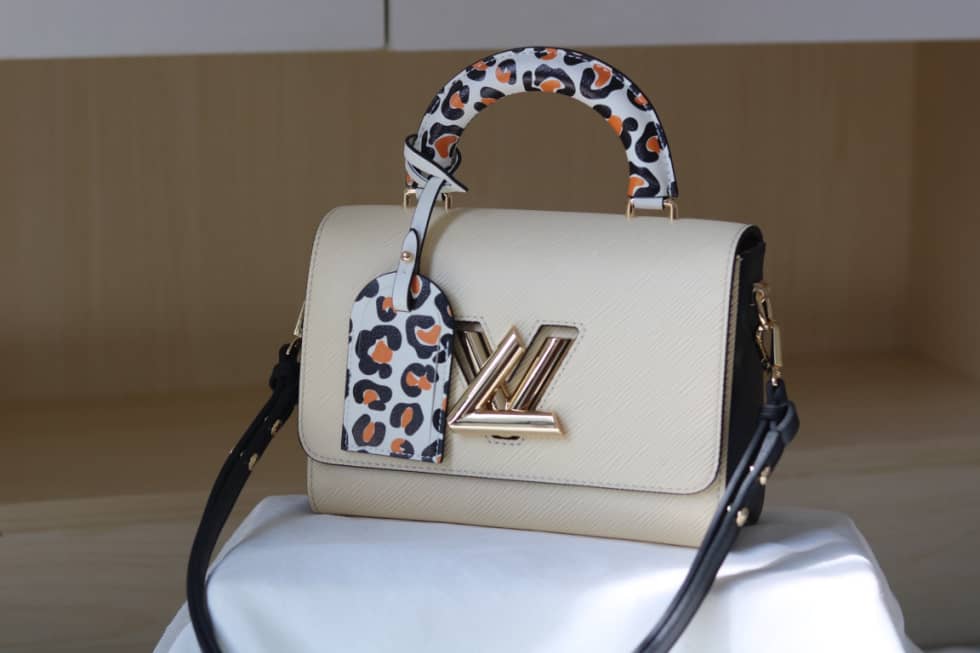 Louis Vuitton Twist Leopard Handle Bag Epi Leather PM M50362 Replica Shoulder Bag - DEEPREPS