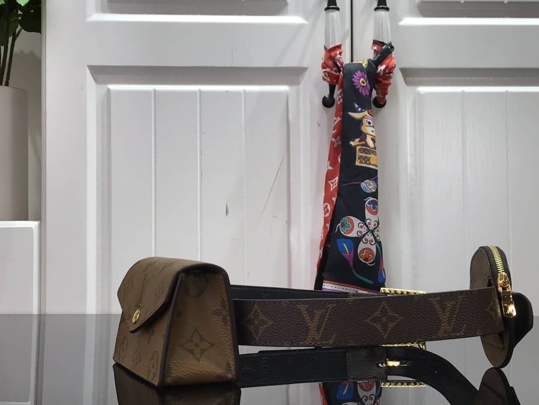 Louis Vuitton Escale Daily Multi Pocket 30mm Belt Yellow Replica M0253Y - DEEPREPS