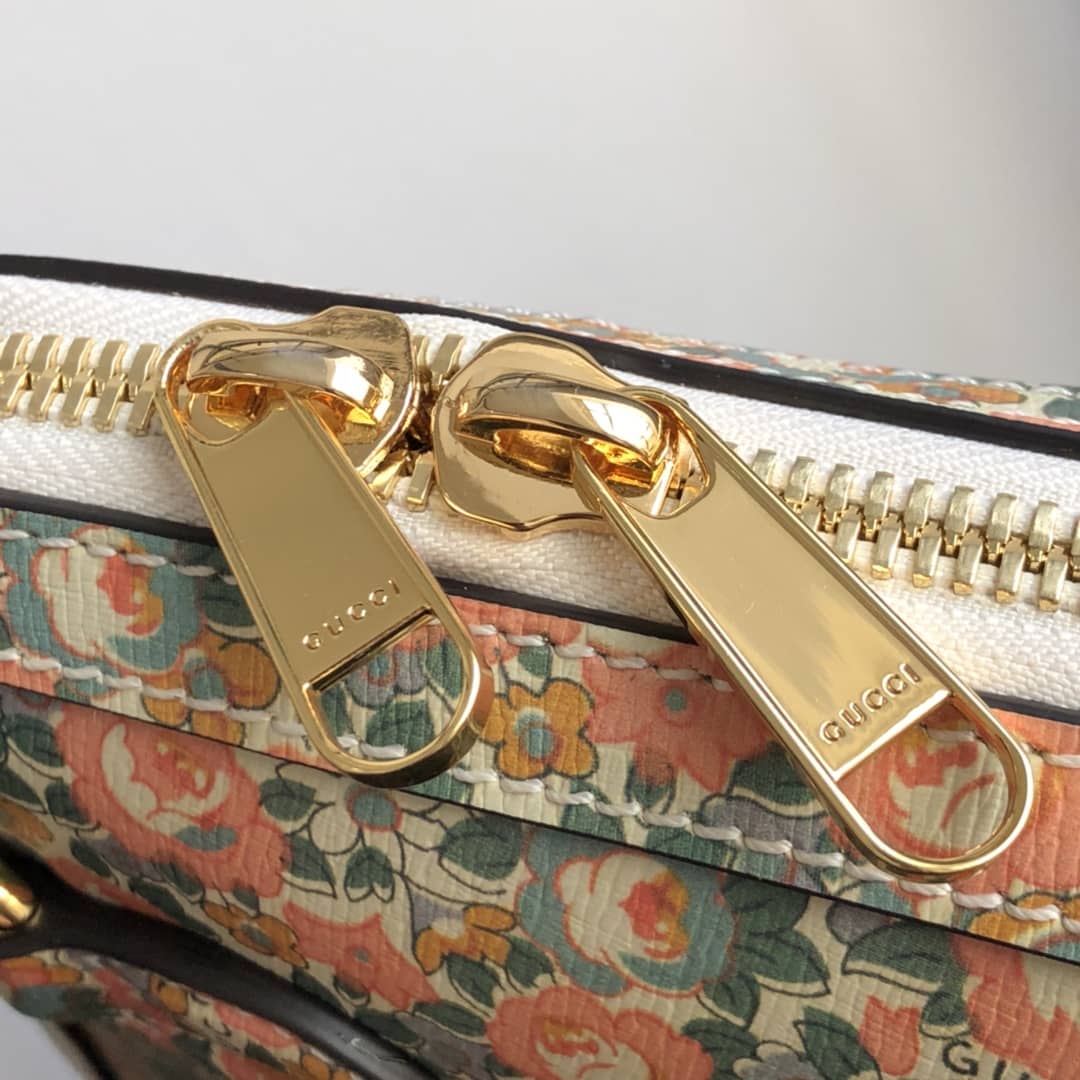 Gucci GG Horsebit 1955 Small Top Handle Printing Replica Bag 621220 - DEEPREPS