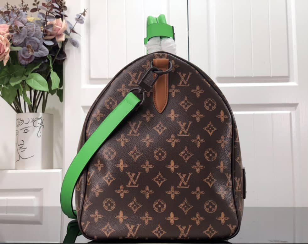LV Duffle Bag Replica Keepall Bandouliere 55 Virgil Abloh’s Trunk M59661 - DEEPREPS