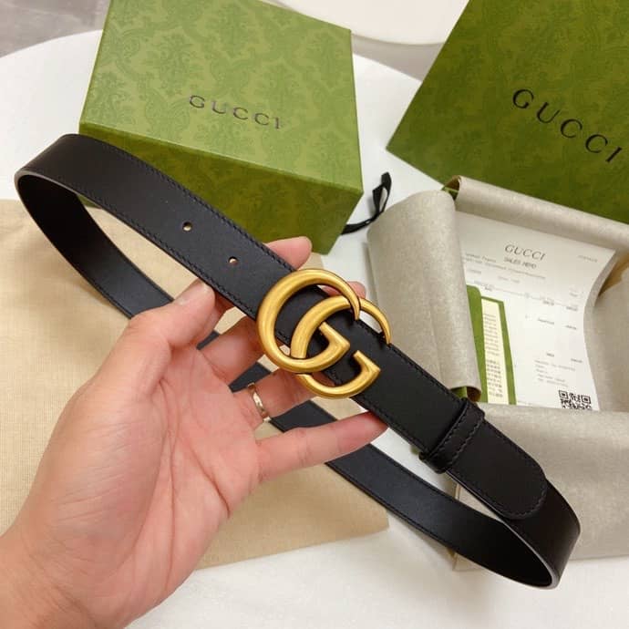 Knockoff Gucci Logo Belt 30mm - DEEPREPS