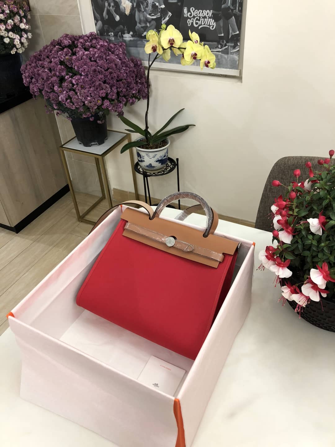 Hermes Bag Replica 31 Canvas Leather  HerBag - DEEPREPS