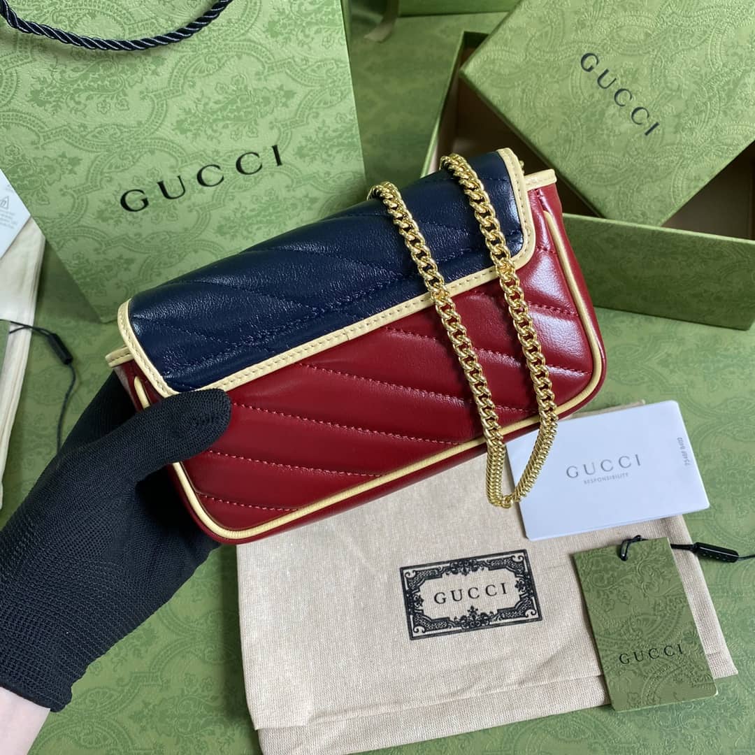 Gucci Marmont GG Mini Chain Shoulder Bag Replica 574969 - DEEPREPS