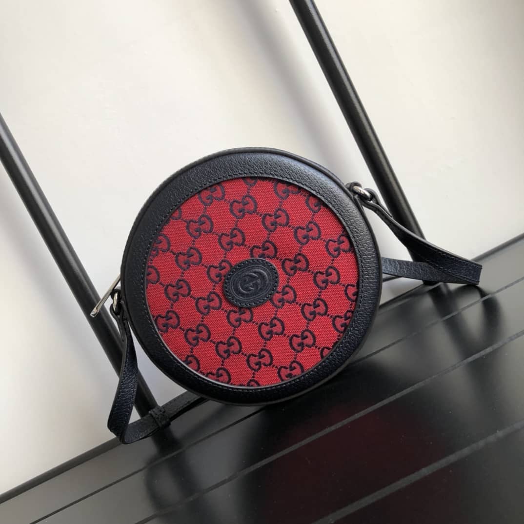 Gucci Single Shoulder Bag Round Cake Bag Replica Red 658825 - DEEPREPS