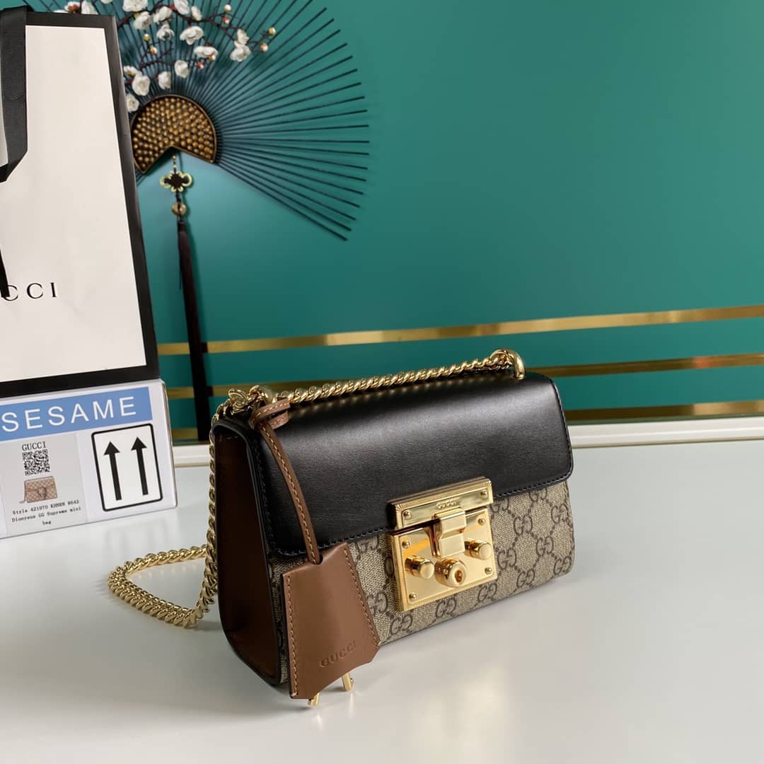 Gucci Padlock GG Small Shoulder Bag Replica 409487 - DEEPREPS