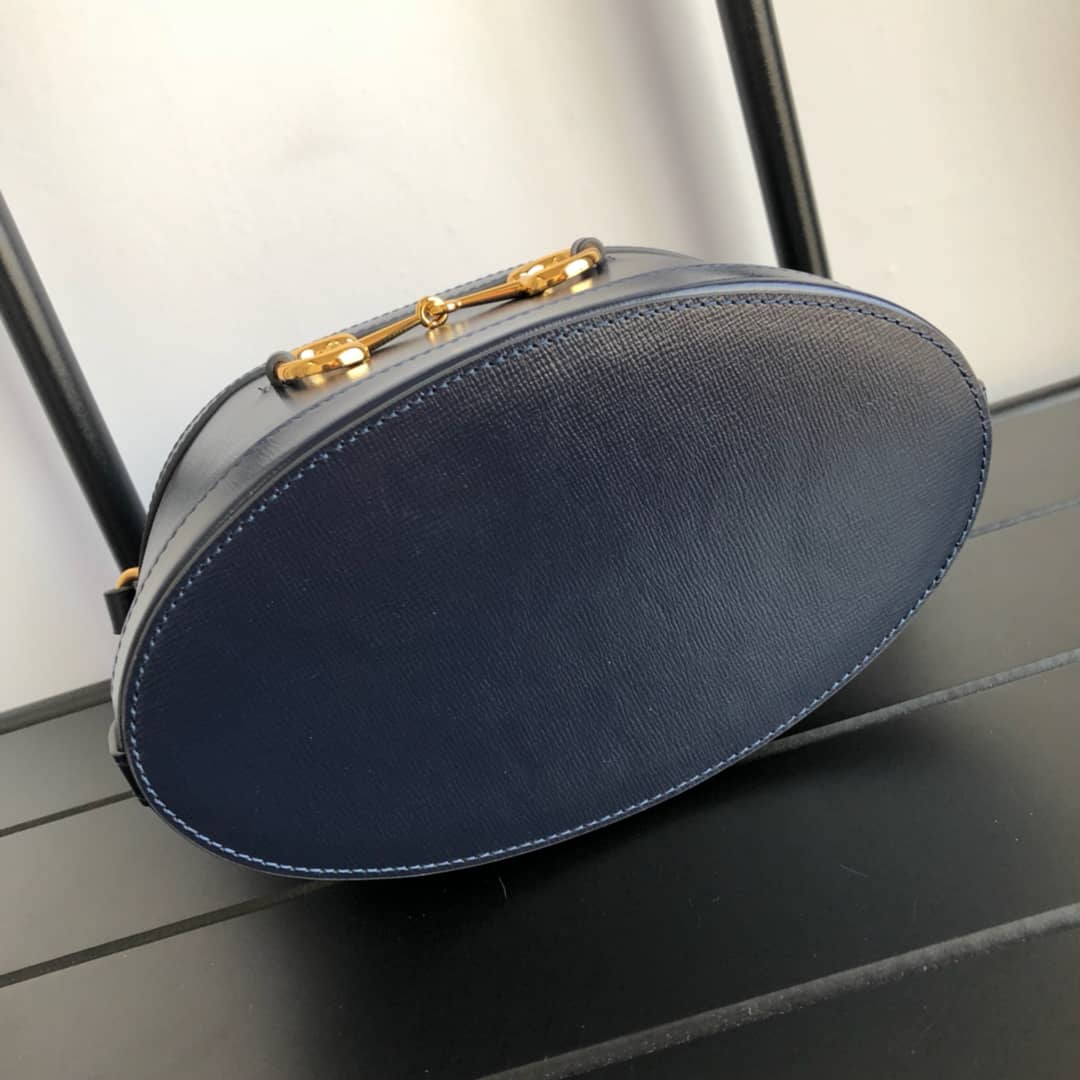 Gucci 1955 Horsebit Bucket Bag Replica Red Blue 602118 - DEEPREPS