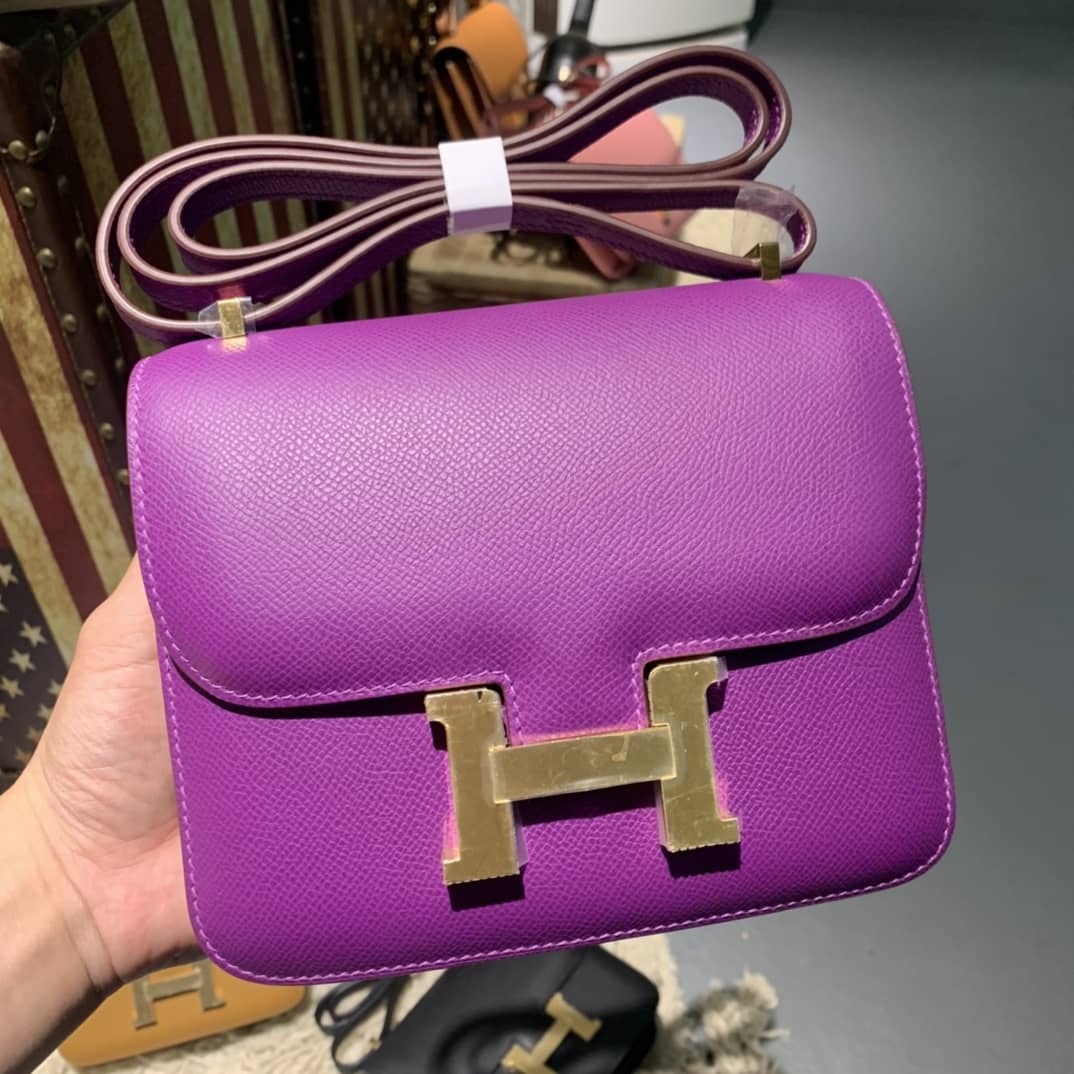 Hermes Replica Constance Bag 18CM Epsom Leather - DEEPREPS