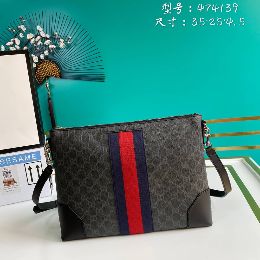 Gucci Supreme GG Messenger Shoulder Bag Replica 474139 - DEEPREPS