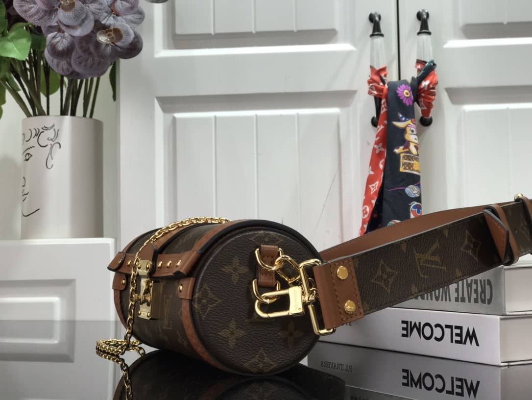 Louis Vuitton Papillon Trunk Monogram Chain Replica Crossbody Bag M57836 - DEEPREPS