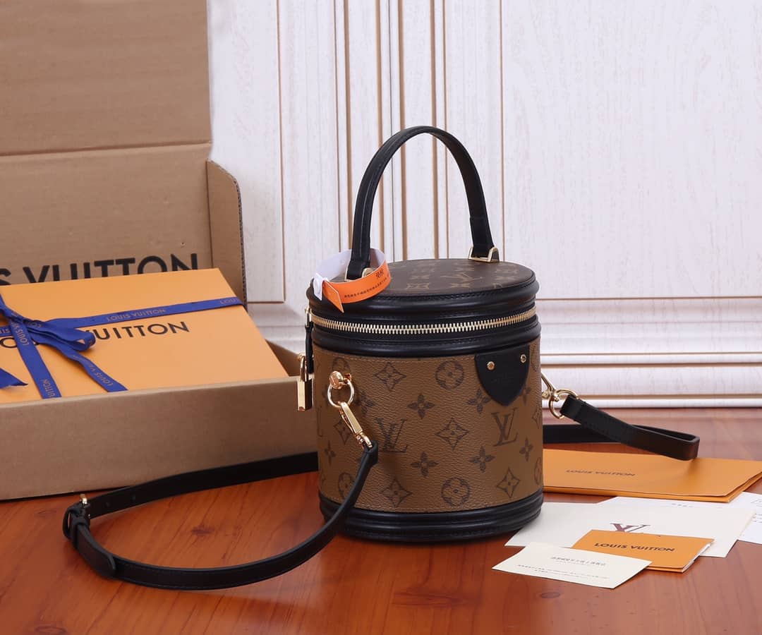 Louis Vuitton Cannes Monogram Reverse Womens Vanity Bag Replica M43986 - DEEPREPS