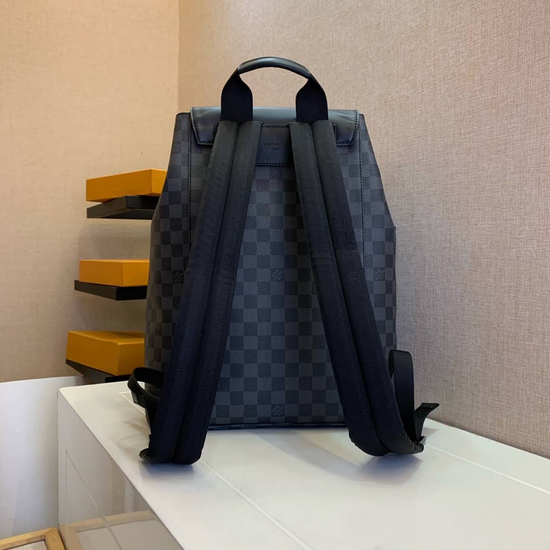 Louis Vuitton Damier Graphite Coated Canvas Utility Replica Backpack N40279 - DEEPREPS