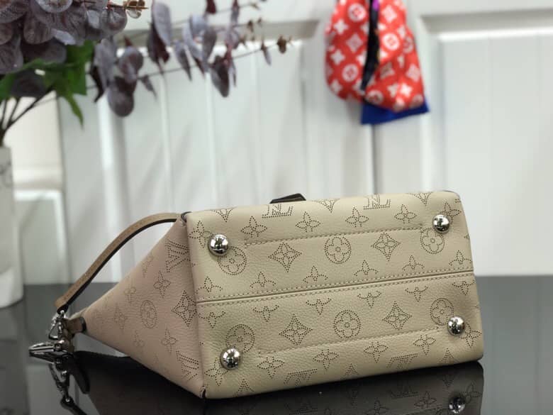 Louis Vuitton Mahina Hina PM Leather Tote Replica Apricot M54353 - DEEPREPS