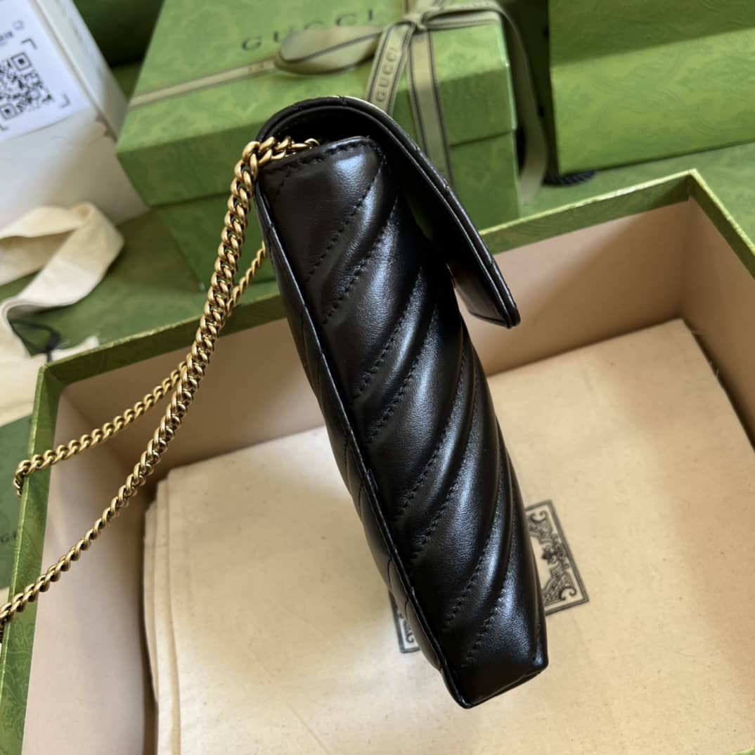 Gucci GG Marmont Matelassé Mini Bag Replica 672251 - DEEPREPS