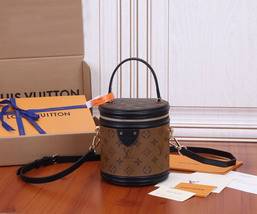 Louis Vuitton Cannes Monogram Reverse Womens Vanity Bag Replica M43986 - DEEPREPS